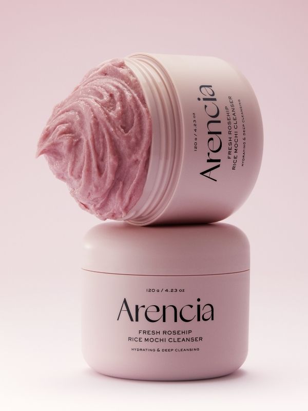 Arencia Fresh Rosehip Rice Mochi Cleanser 120g - Image 2